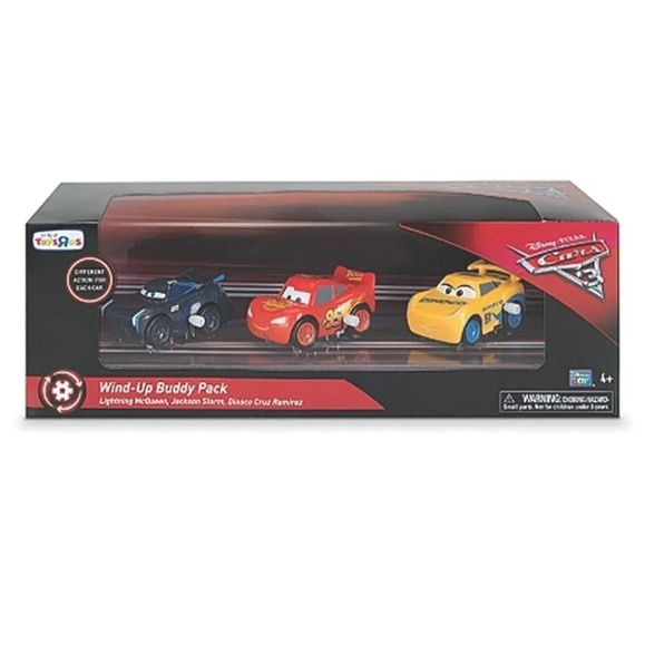 Disney Cars 3 - Wind-Up Buddy Pack Toy Cars - Picture 1 of 7
